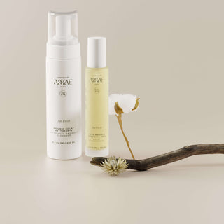 Duo Double Nettoyage Visage – Huile Démaquillante & Mousse Nettoyante | Laboratoire Amaé