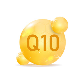 Atome jaune représentant le Coenzyme Q10